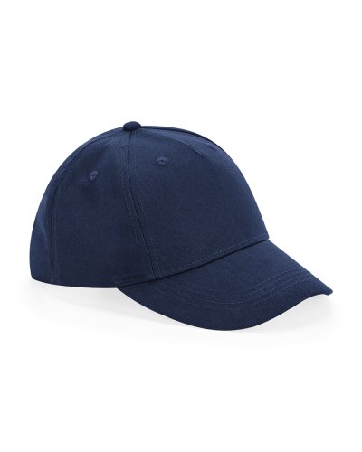 Cappellino Junior cotone organico 5 pannelli Navy