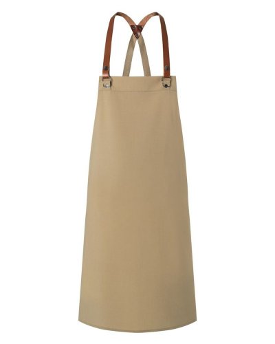 Bib Apron Green Generation Made of Recycled Plastic Pebble grey