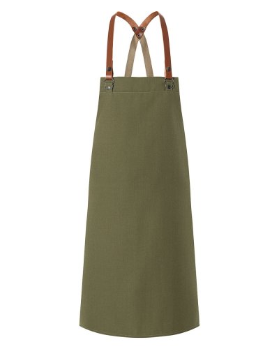 Bib Apron Green Generation Made of Recycled Plastic Moss Green