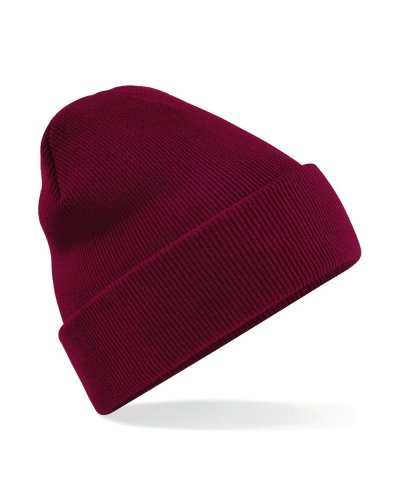 Cuffia in maglia a doppio strato  Underground Burgundy