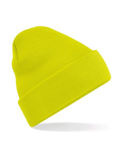 Cuffia in maglia a doppio strato  Underground Yellow fluo