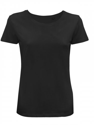 T-shirt donna manica corta Moon Women Black