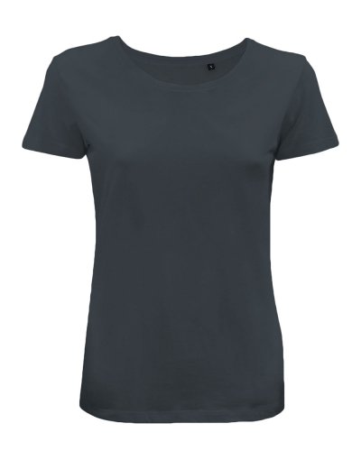 T-shirt donna manica corta Moon Women Dark Grey