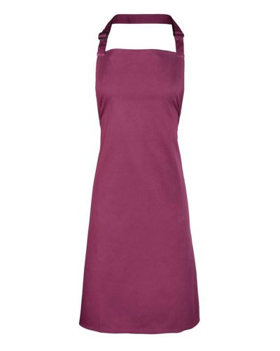 Colours Bib Apron Aubergine