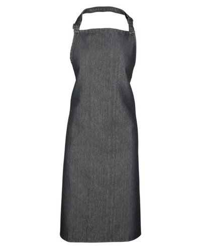 Colours Bib Apron Black denim