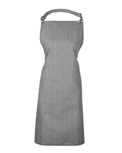Colours Bib Apron Grey denim