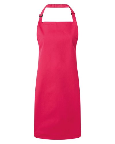 Colours Bib Apron Hot Pink