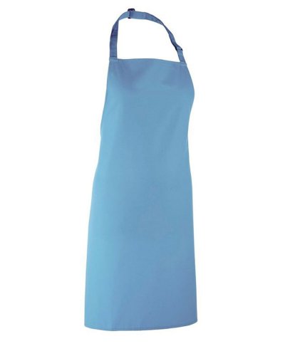 Colours Bib Apron Mid Blue