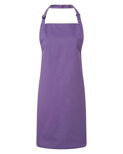 Colours Bib Apron Purple