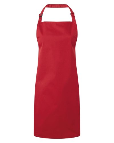 Colours Bib Apron Red