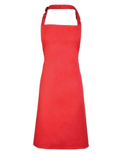 Colours Bib Apron Strawberry Red