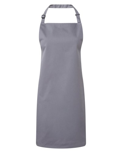 Colours Bib Apron Steel