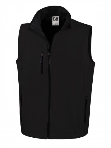 Gilet in softshell a 2 strati Traveller Black