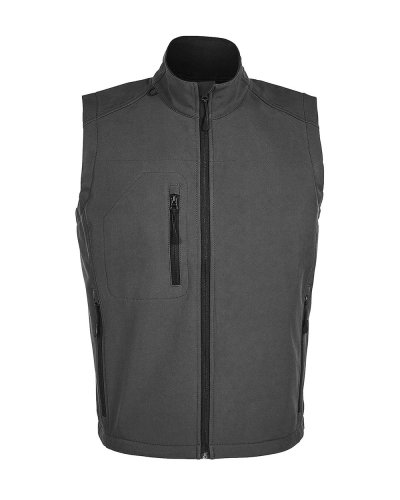 Gilet in softshell a 2 strati Traveller Dark Grey