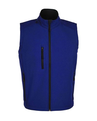 Gilet in softshell a 2 strati Traveller Royal blue