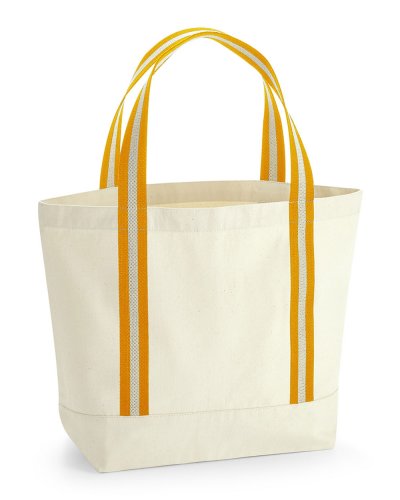 Borsa da barca EarthAware® Organic Natural/Amber