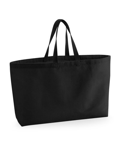 Tote bag Oversized Canvas Black