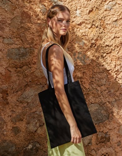Shopper in cotone riciclato Black