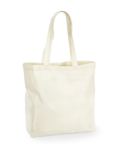 Maxi Tote in cotone riciclato Natural