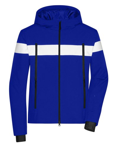 Menâs Wintersport Jacket Electric-blue/white