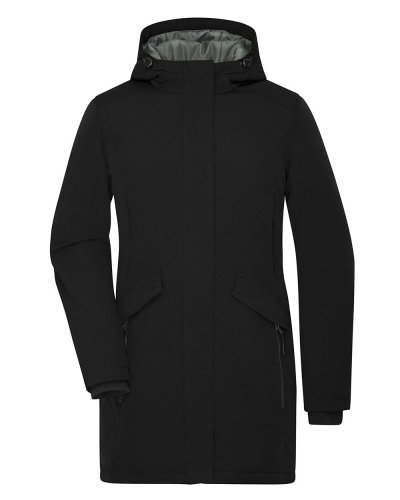 Parka da donna imbottito con cappuccio James & Nicholson Black