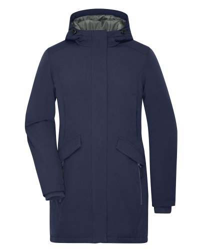 Parka da donna imbottito con cappuccio James & Nicholson Navy