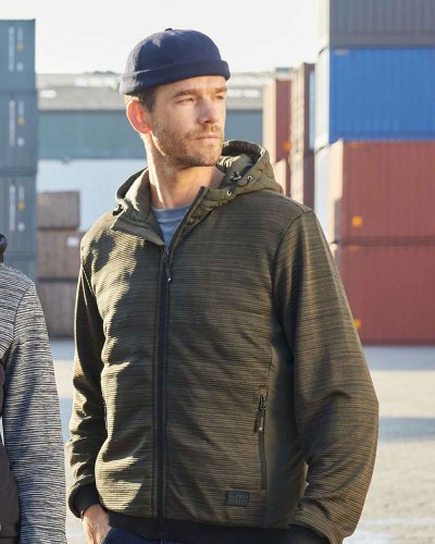 Menâs Padded Hybrid Jacket