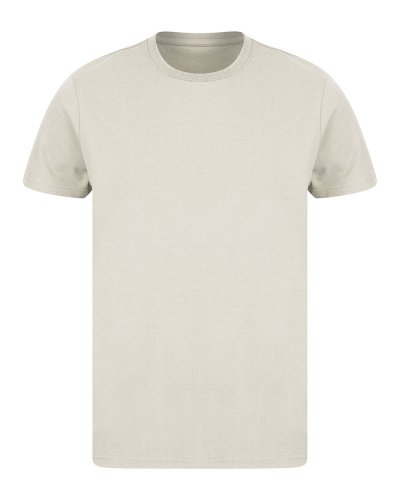 T-shirt unisex maniche set in con design spalla cadente Light stone