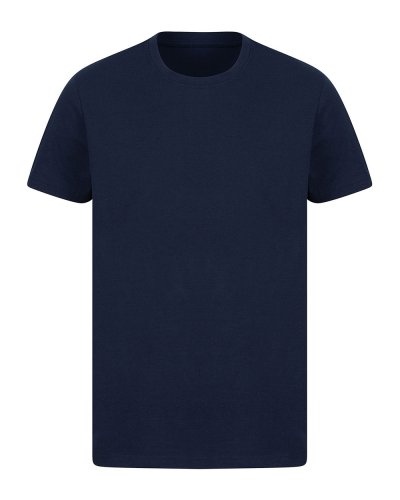T-shirt unisex maniche set in con design spalla cadente Navy
