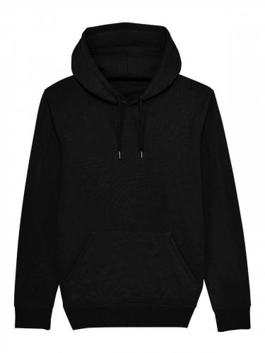 Felpa con cappuccio in french terry Jackson Black