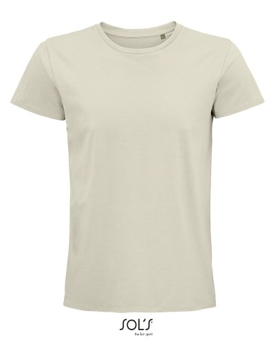 T-shirt uomo aderente girocollo Pioneer Naturale