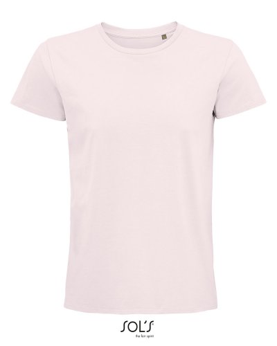 T-shirt uomo aderente girocollo Pioneer Rosa Chiaro