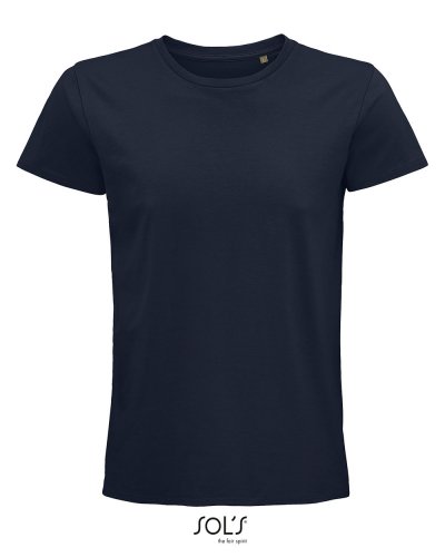 T-shirt uomo aderente girocollo Pioneer Blu Oltremare