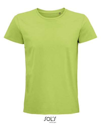 T-shirt uomo aderente girocollo Pioneer Verde Mela