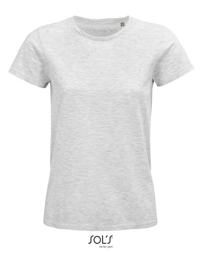 T-shirt donna aderente girocollo Pioneer Ash