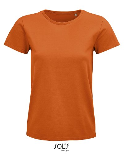 T-shirt donna aderente girocollo Pioneer