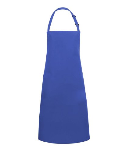 Bistro Apron Basic With Buckle Blue