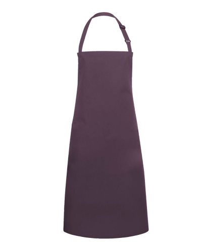 Bistro Apron Basic With Buckle Aubergine