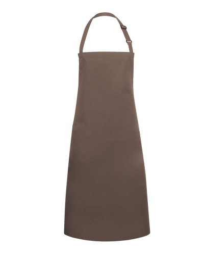 Bistro Apron Basic With Buckle Light-brown