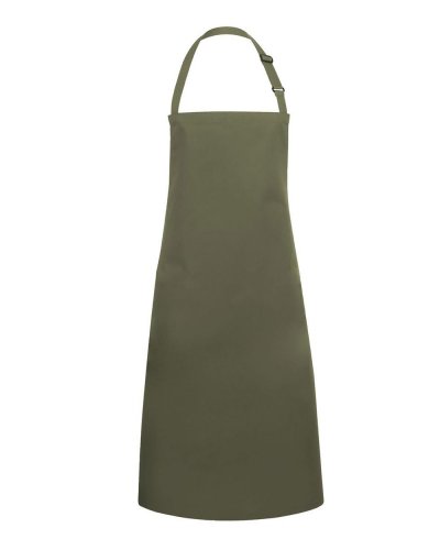 Bistro Apron Basic With Buckle Moss Green