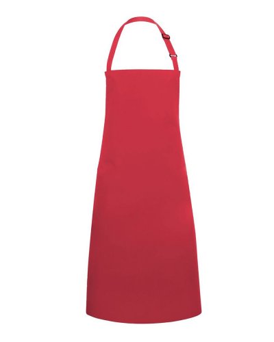 Bistro Apron Basic With Buckle Raspberry