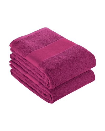 Telo in spugna con banda opaca stampabile Fucsia