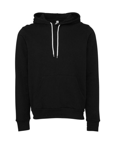 Felpa unisex Poly-Cotton con cappuccio Digital Black