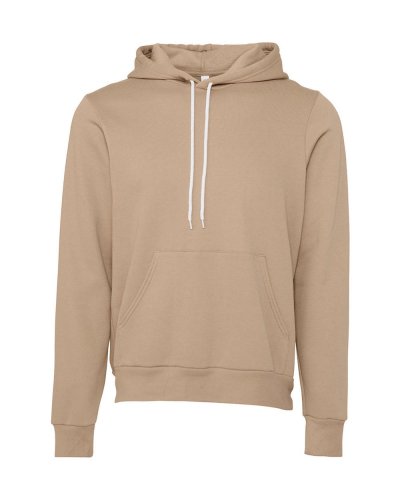 Felpa unisex Poly-Cotton con cappuccio Tan