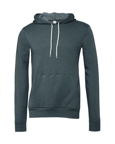 Felpa unisex Poly-Cotton con cappuccio Heather Slate