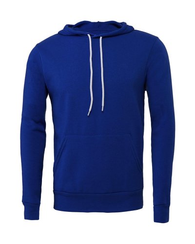Felpa unisex Poly-Cotton con cappuccio True Royal