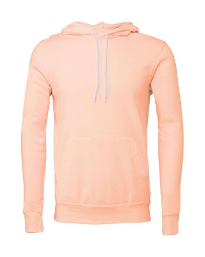 Felpa unisex Poly-Cotton con cappuccio Peach