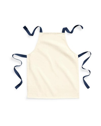Grembiule Craft in cotone FairTrade Junior Natural/French Navy
