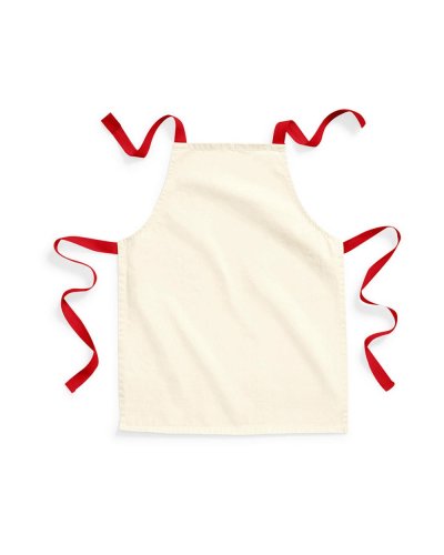 Grembiule Craft in cotone FairTrade Junior Natural/Classic Red
