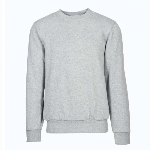 Felpa french terry girocollo Cenere